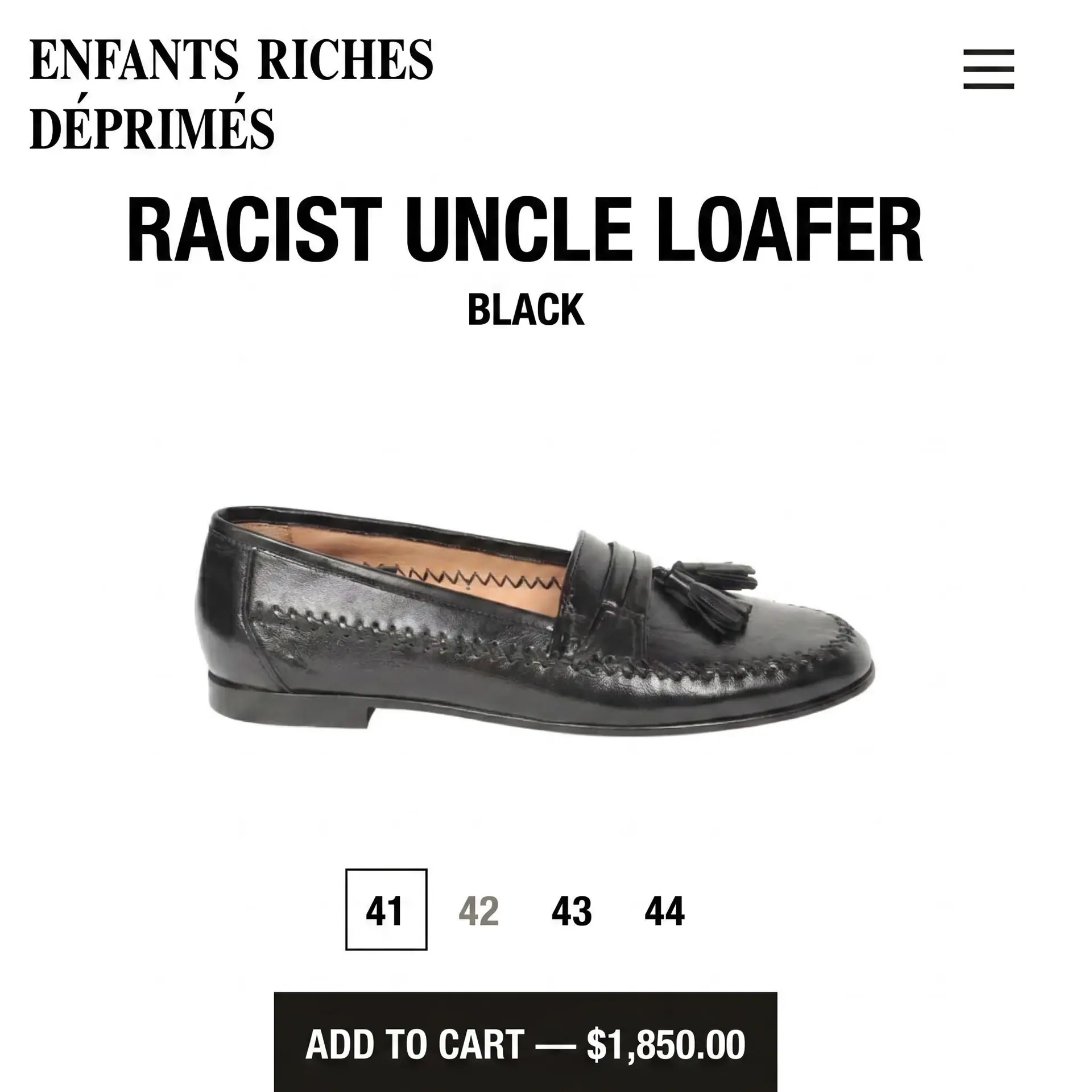 “Racist Uncle” Loafer